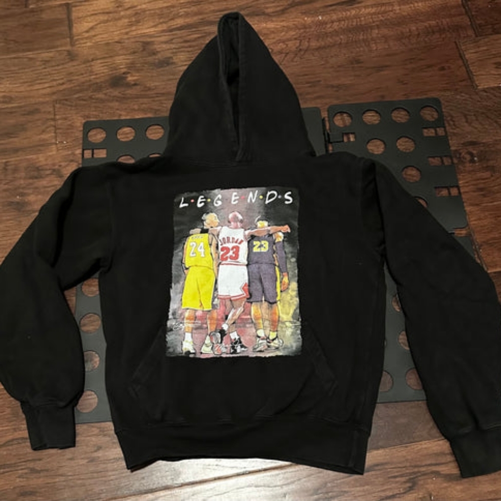 Legend Graphic Black Hoodie - Small